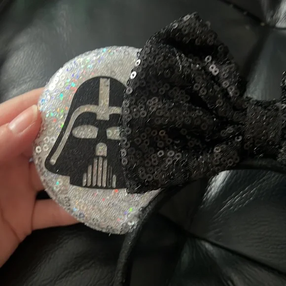 Star Wars Sequin Ears Headband – Darth Vader & Baby Yoda - Picture 6 of 8